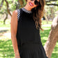 PREORDER- Checkmate Ribbed Tank- Black