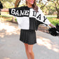 PREORDER- Huddle Up Color Block Top- Black