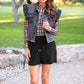 PREORDER- Kate Mesh Top- Nora Plaid