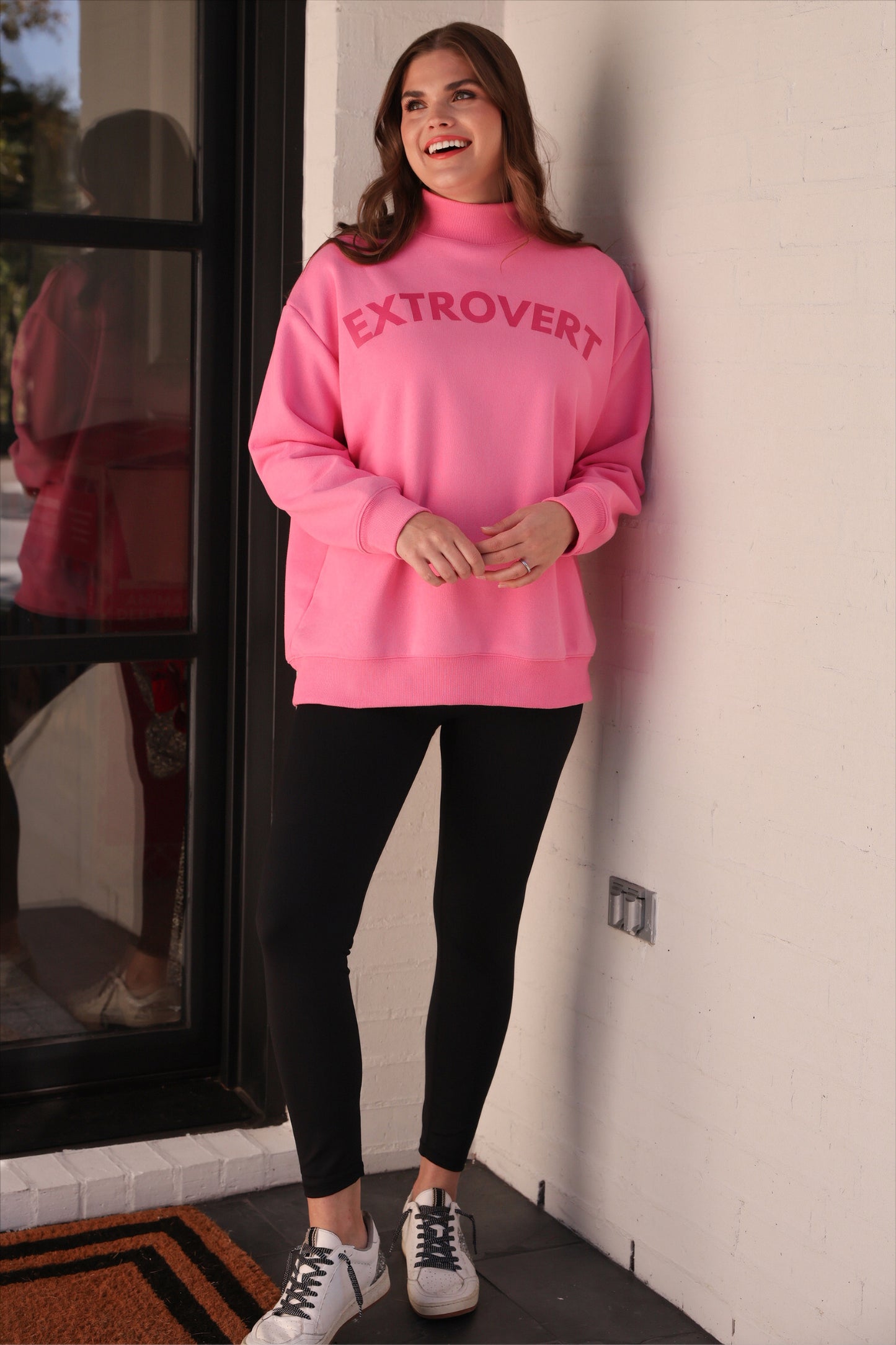 Extrovert Mock Neck Pullover
