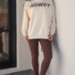 Howdy Mock Neck Pullover