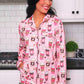 PREORDER- Coffee Date Ruffle Pajama Set
