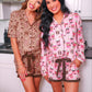 PREORDER- Espresso Martini Ruffle Pajama Set