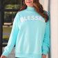 Blessed Mock Neck Pullover