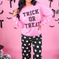 PREORDER- Trick or Treat Polka Dot Patch Pullover