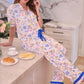 Sunday Brunch Ruffle Pajama Set