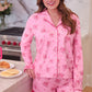 Blushing Blooms Ruffle Pajama Set