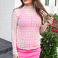 Keigan Mesh Top- Cottage Bloom Floral