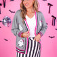 PREORDER- GiGi The Ghost Chenille Patch Cardigan