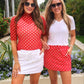 Red Polka Dot Skort