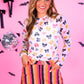 PREORDER- Boo Stripes Nova Denim Skirt