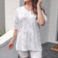 All Day Biker Set- White Chloe Camo