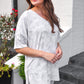 All Day Biker Set- White Chloe Camo