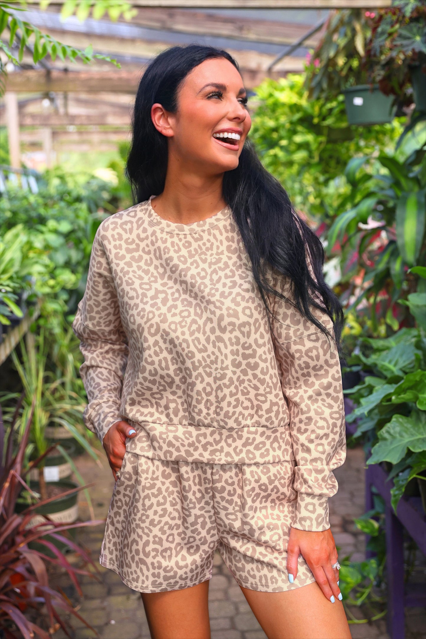 PREORDER- Luna Luxe Pullover Set- Bella Leopard
