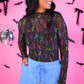 PREORDER- Keigan Mesh Top- Multi Skeletons