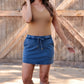Haven V-Neck Bodysuit- Tan