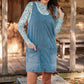 Meadow Refined Denim Jumper Dress