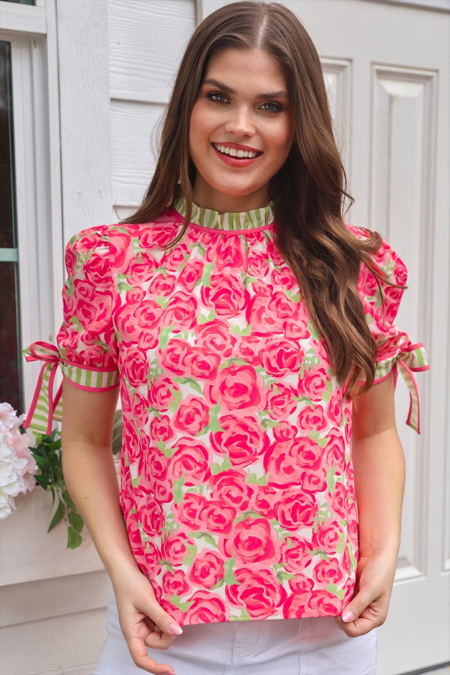 Lana Top- Sweet Roses