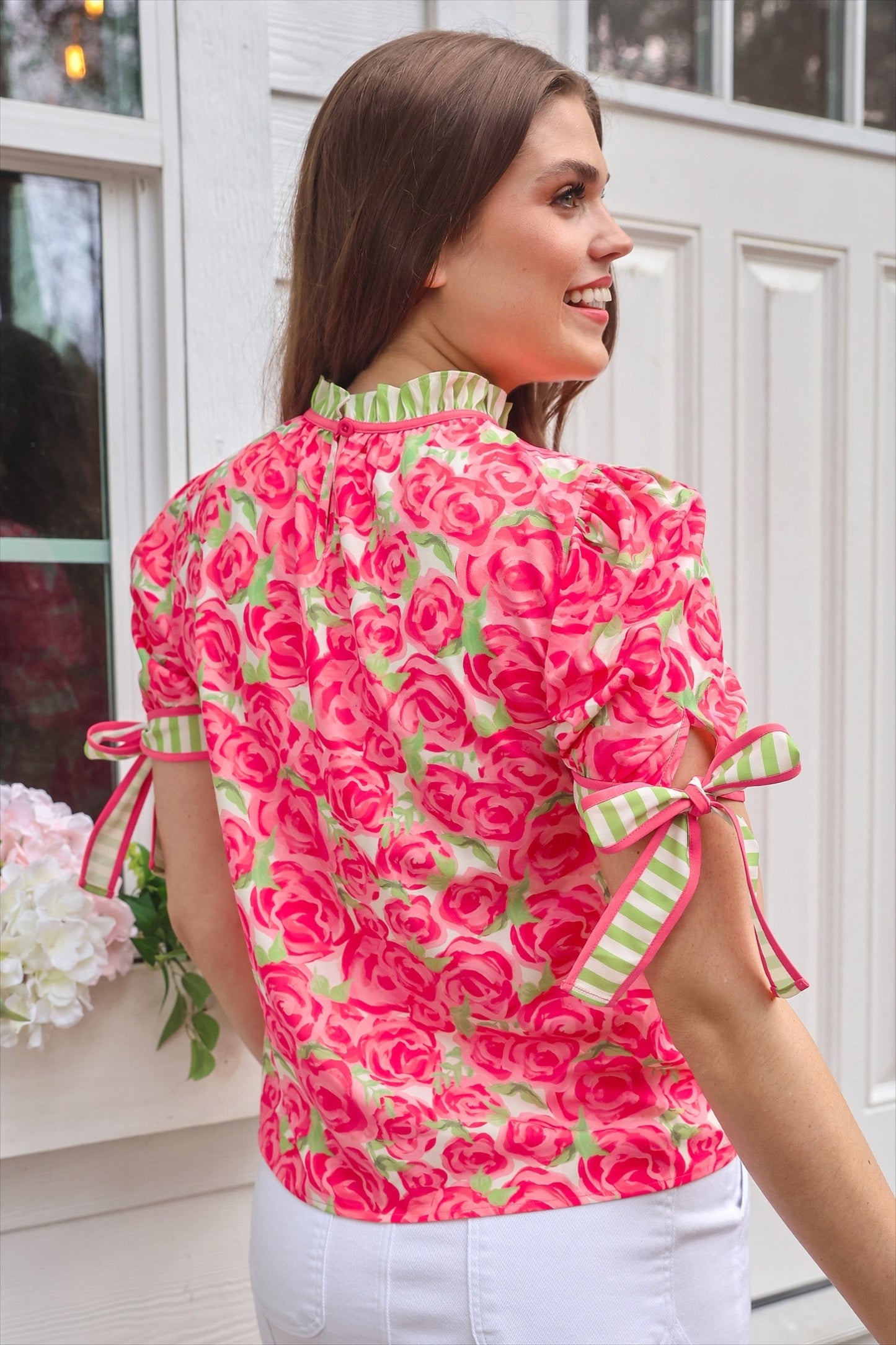 Lana Top- Sweet Roses