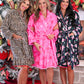 Legacy Lounge Robe- Pretty Pink Christmas