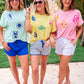 By The Sea Sequin Patch Top