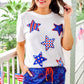 Patriotic Stars Patch Tee