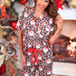 Santa Safari Chic Ruffle Pajama Set