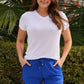 Solid Blue Everyday Shorts