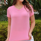 Jess Lea Basic Tee- Light Pink