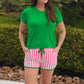 Jess Lea Basic Tee- Kelly Green