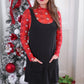 Rory Ribbed Jumper Dress- Black