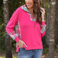 Juniper Plaid Pullover- Pink