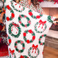 Ribbon Wreath Blanket