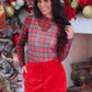 PREORDER- Velvet Hour Skort - Red
