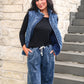 PREORDER- Refined Denim Puffer Vest