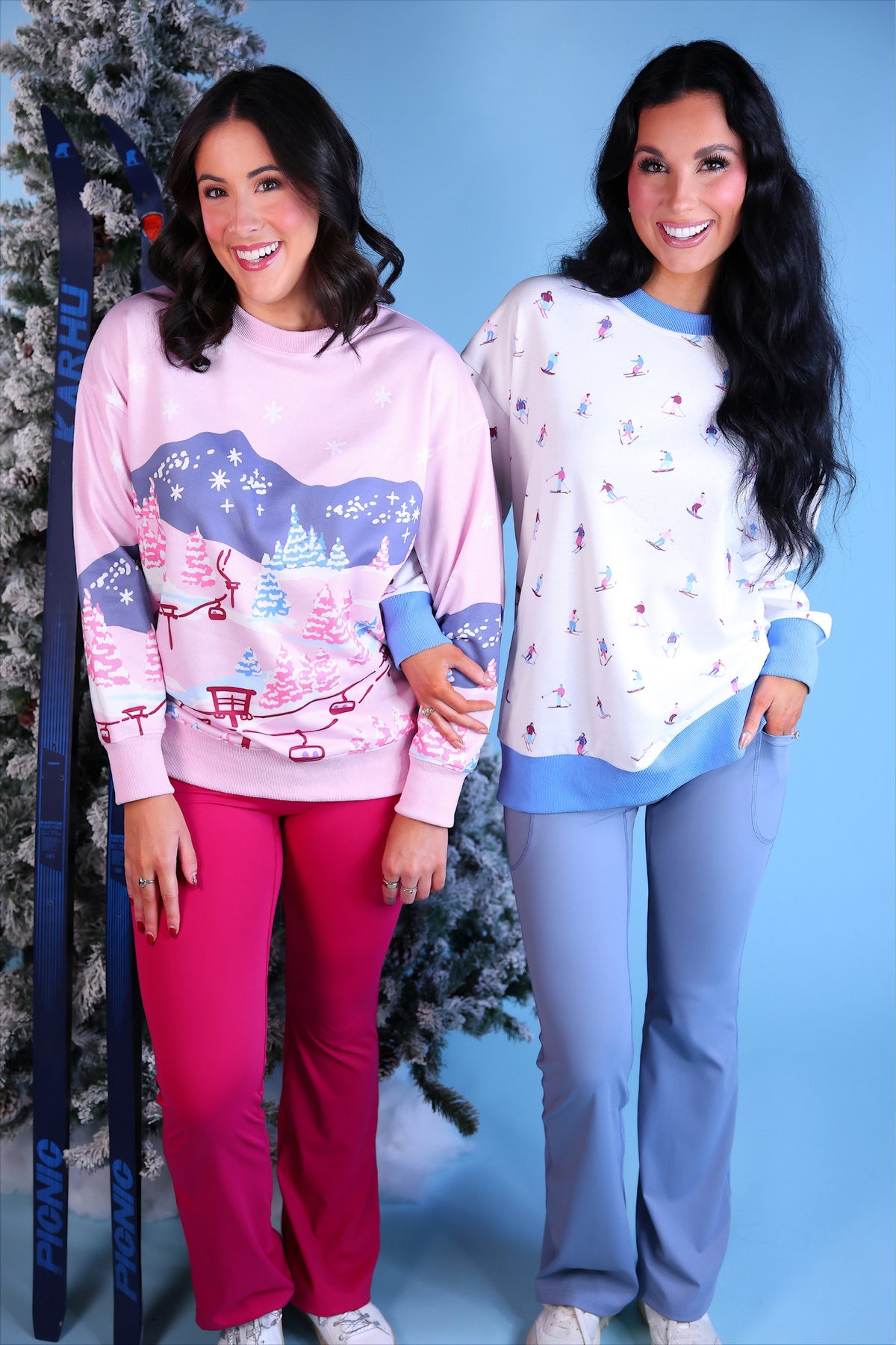 PREORDER- Let's Go Skiing Pullover