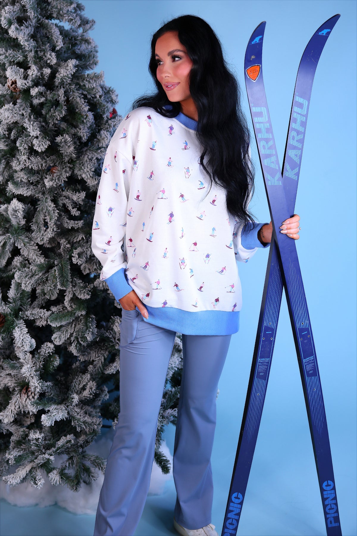 PREORDER- Let's Go Skiing Pullover