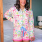 Daylight Bow Ruffle Pajama Set
