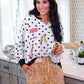 PREORDER- Polka Dot Cheers Terry Pullover
