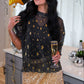 PREORDER- Chasing Stars Mesh Top- Black