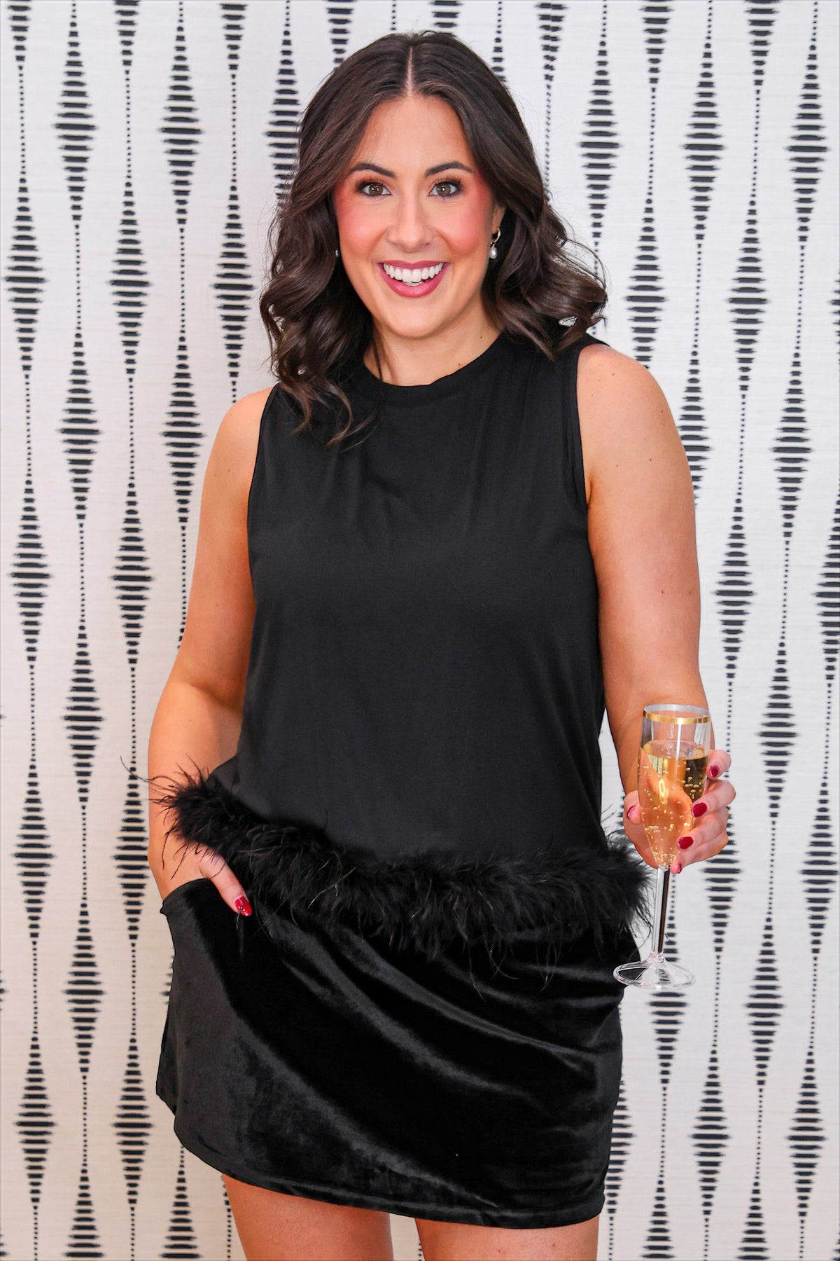 Velvet Hour Skort- Black