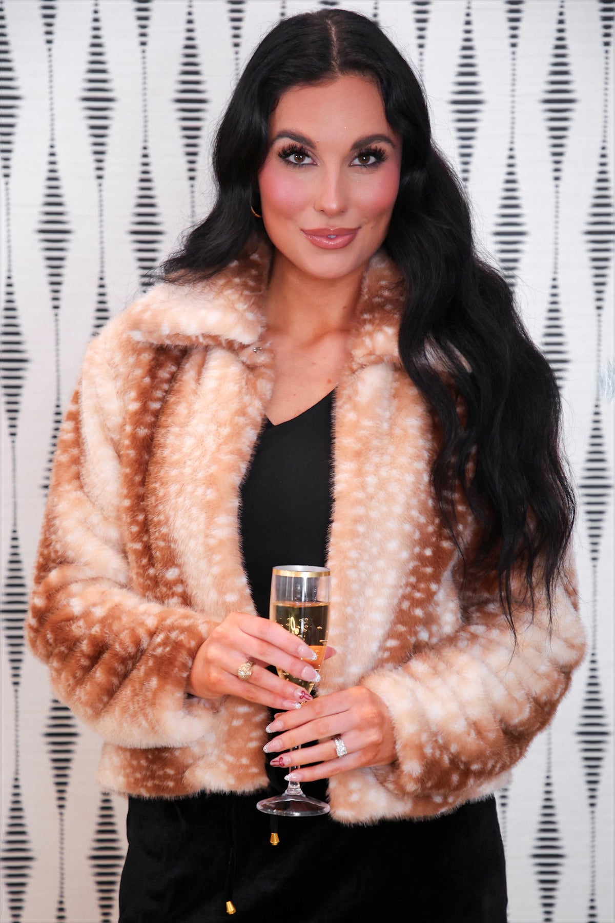 PREORDER- Oh Deer Faux Fur Jacket