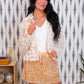 Velvet Hour Sequin Skort- Vintage Gold