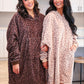 Cozy Blanket Hoodie- Bella Leopard