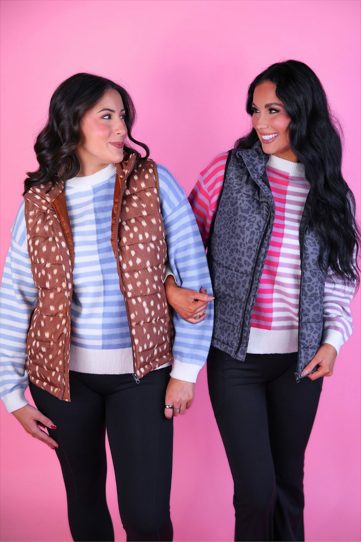PREORDER- Delilah Puffer Vest- Oh Deer