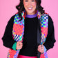 PREORDER- Nikki Color Block Sweater- Black Mix