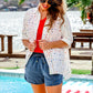 Sutton Button Up Top- Patriotic Stars
