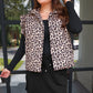 Clara Leopard Puffer Vest
