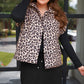Clara Leopard Puffer Vest