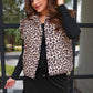 Clara Leopard Puffer Vest